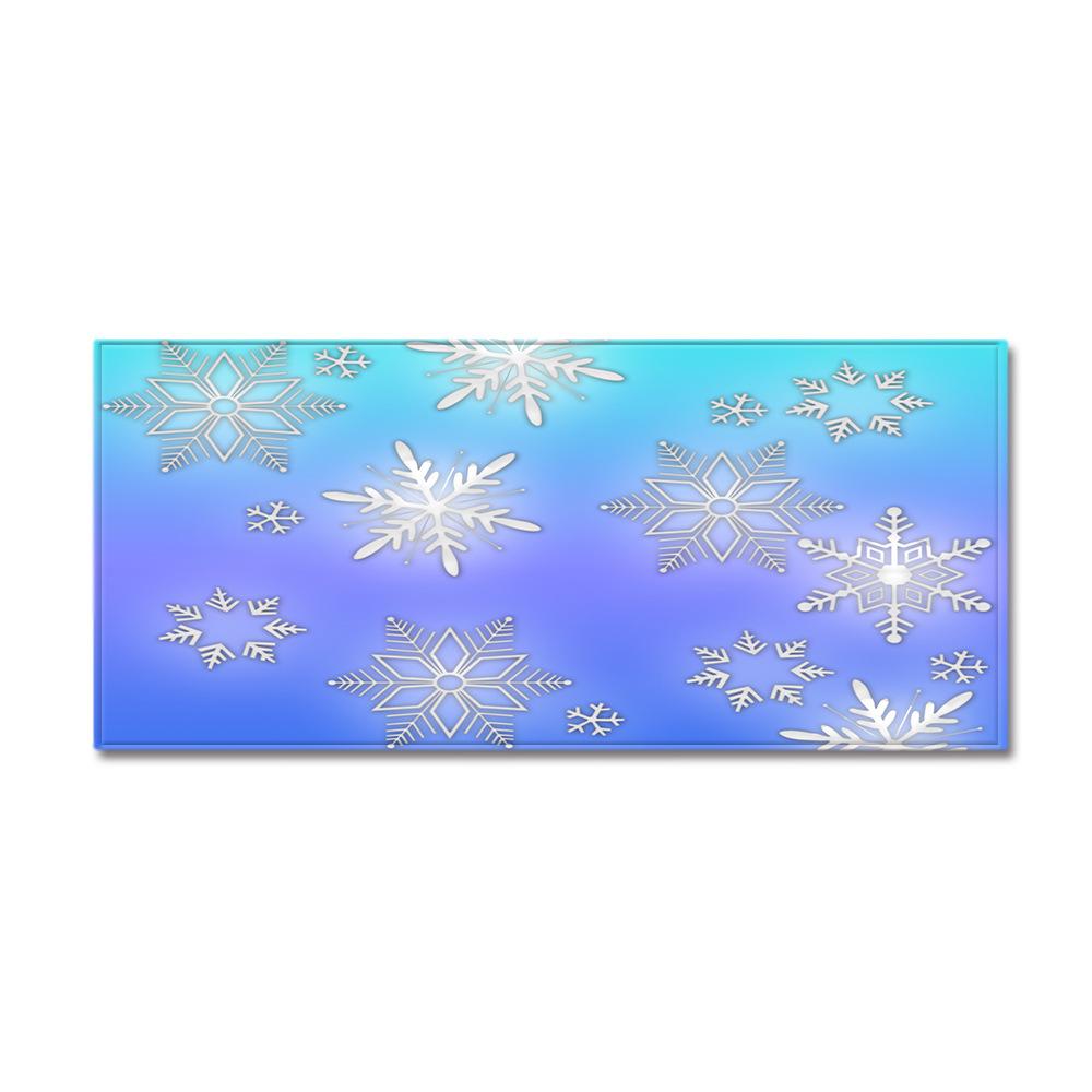 Christmas Household Bathroom Absorbent Non-Slip Mat Living Room Kitchen Sand Carpet Doormat Long Floor Mat