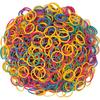 Rubber Bands Small Mini Elastic Band Yellow Blue Green Red 1300pcs Rubber Band 1.2inch Office Supplies Home ide Diameter 0.63in (Multicolour)