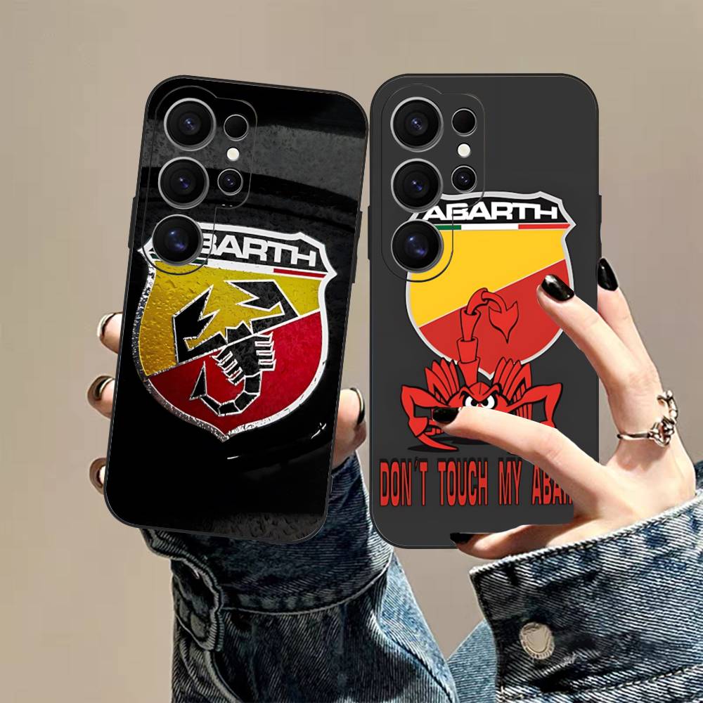 Италия Известный Автомобиль A-ABARTH Логотип Чехол для Телефона Для Samsung S 24 Fe 25 Ultra Plus 20 Lite 21 30 22 23 24 22 Ultra 5G Fundas