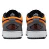 Детские кроссовки Air Jordan 1 Low SE GS Vivid Orange серо-черные светло-графитовые FN7671-008