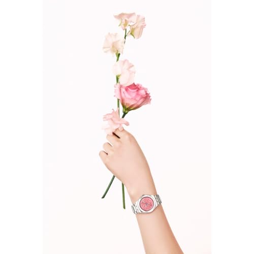 Женские наручные часы Swatch IRONY MEDIUM PETAL CHARM YLS234G, серые