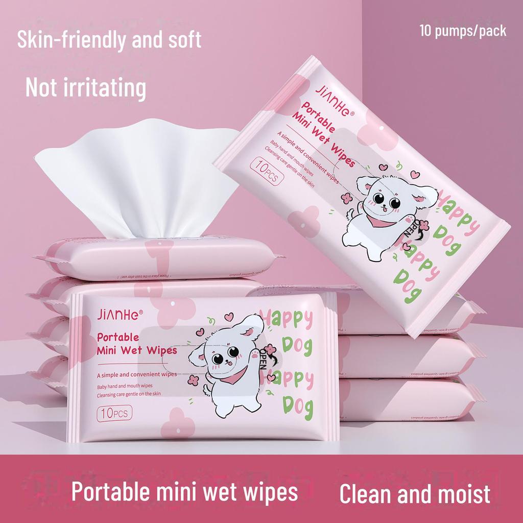 Infant Hand & Mouth Cotton Soft Wet Wipes - Gentle Clean for Baby