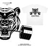 Футболка Burning Fitness Loose с короткими рукавами для мужчин, с заниженными плечами, из чистого хлопка, тренировочная футболка GASP Chris Muscle Dog Training
