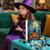 Halloween Countdown 24 Days Advent Calendar Mini Statues Multi-purpose Holiday Countdown Small Creepy Resin Figurines Set