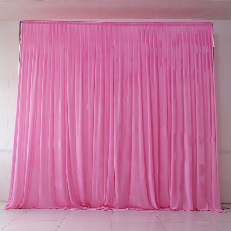 Black, Burgundy & Gold Velvet Wedding Stage Backdrop Drapes with Gauze