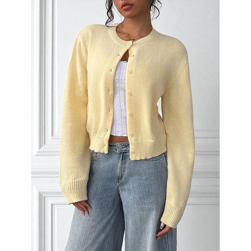 Women Autumn Winter Knitted Cardigans Sweaters Ladies Long Sleeve Single Breasted Sweater Outerwear