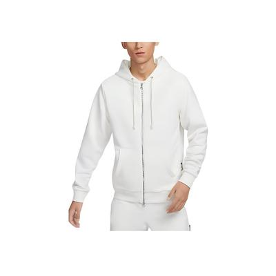 Nike Стандартная мужская толстовка с капюшоном Dri-Fit Quick-Dry Zip-Up Sail Light-Ivory FZ0223-133