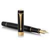 PARKER Duofold Classic Черный GT Перьевая ручка Fine 18K Золото Подарок Официальный Номер продукта 1931381 Ручка, Перо, Перо, В коробке, Импортный,