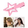 Cute Star Barrettes Clip Hairpin Y2K Girls Ornaments Headdress Hair Accessories Harajuku Barrettes Clip Bangs Hairpin