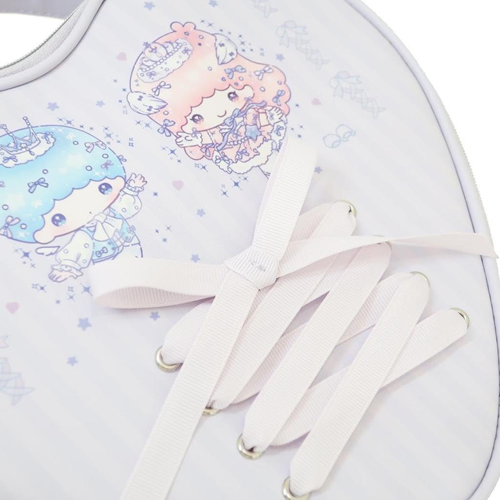 Marimo Craft Little Twin Stars X Dolly Heart-Shaped Bunny Pouch, W215 X H195 X D60mm, SRDM-023