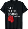 Eat. Sleep. Repeat. Boxing Lover Perfect Day Black Unisex T-Shirt S-5XL M5141
