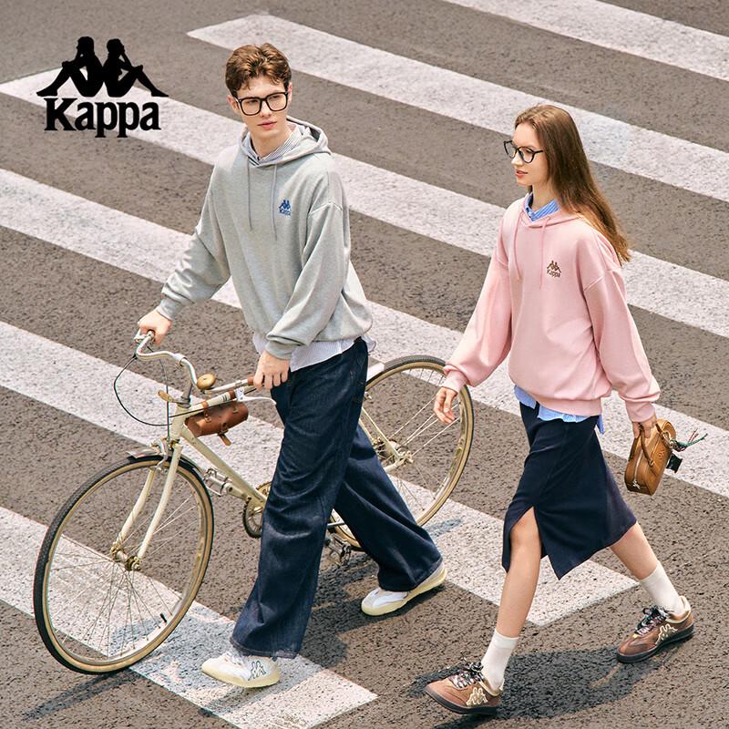 Kappa Унисекс Свободная толстовка с капюшоном