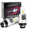SINMAIT D2S LED Headlight Explosive D2S Headlight Bulb, LED Vehicle Inspection, Genuine HID LED