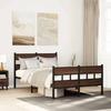 VidaXL Bed Frames Without Mattress with Headboard and Footboard, Double Bed, Bedroom Furniture, Guest Bed, 4017166