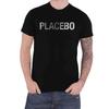 Placebo T Shirt Glitch Band Logo New Black Size Xl