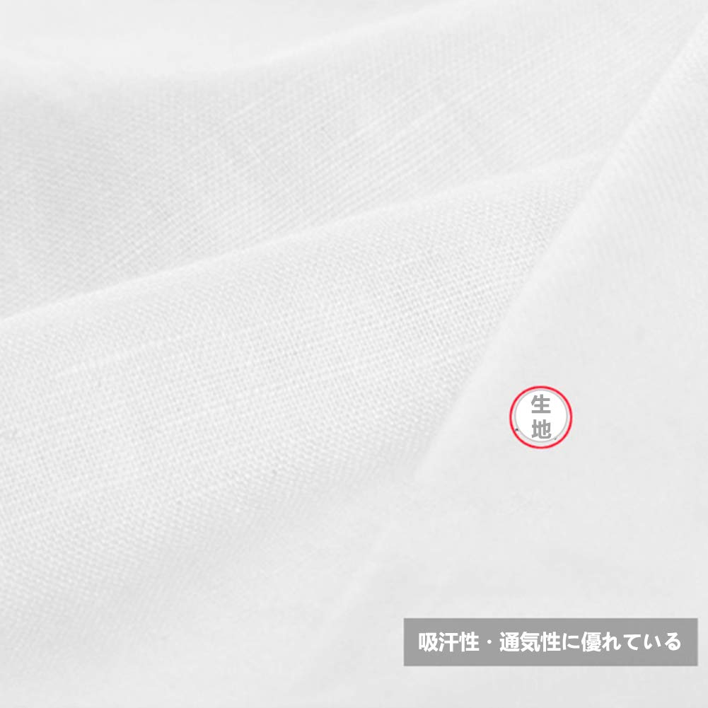 Летняя одежда Рубашка Льняная рубашка Короткий рукав Хлопок Лен Японский стиль Японский узор Вышивка Рукав Рукав Большой размер Повседневный Свободный крой