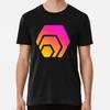 Шестиугольный логотип Hex Crypto Шестиугольник Классический Размер от S до 5XL Сделано в США Футболка