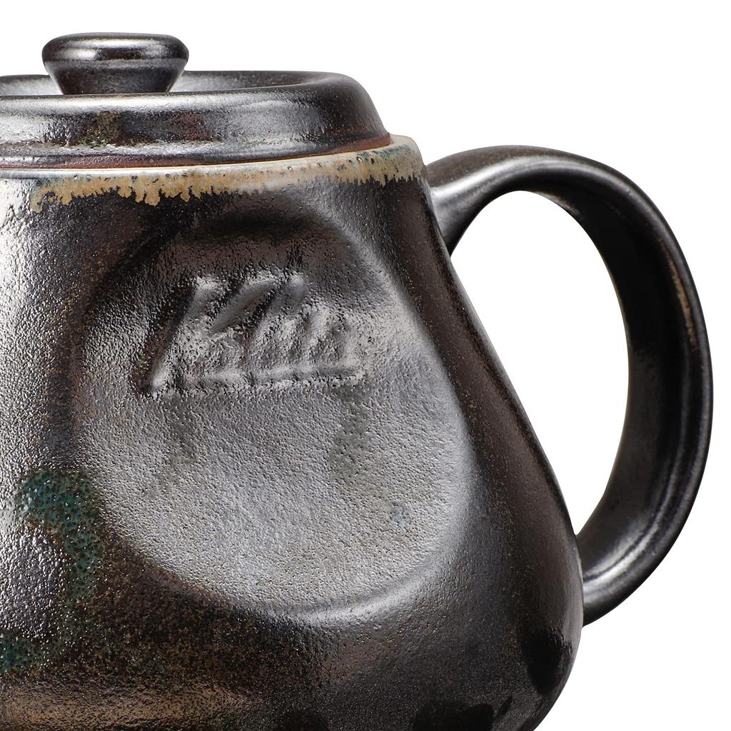 Кофейный чайник Kalita Hasami, 480 мл, Черный, SG, Керамика, Керамогранит, #35223