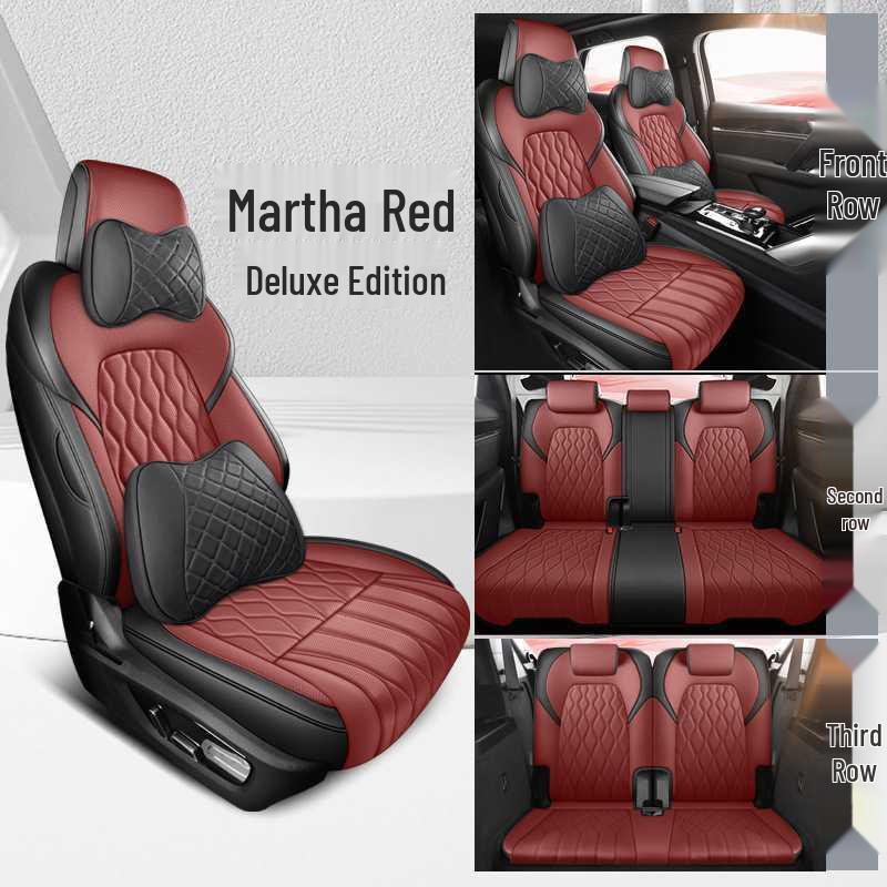 Всесезонная семиместная подушка на сиденье автомобиля BYD Tang DM, кожаная