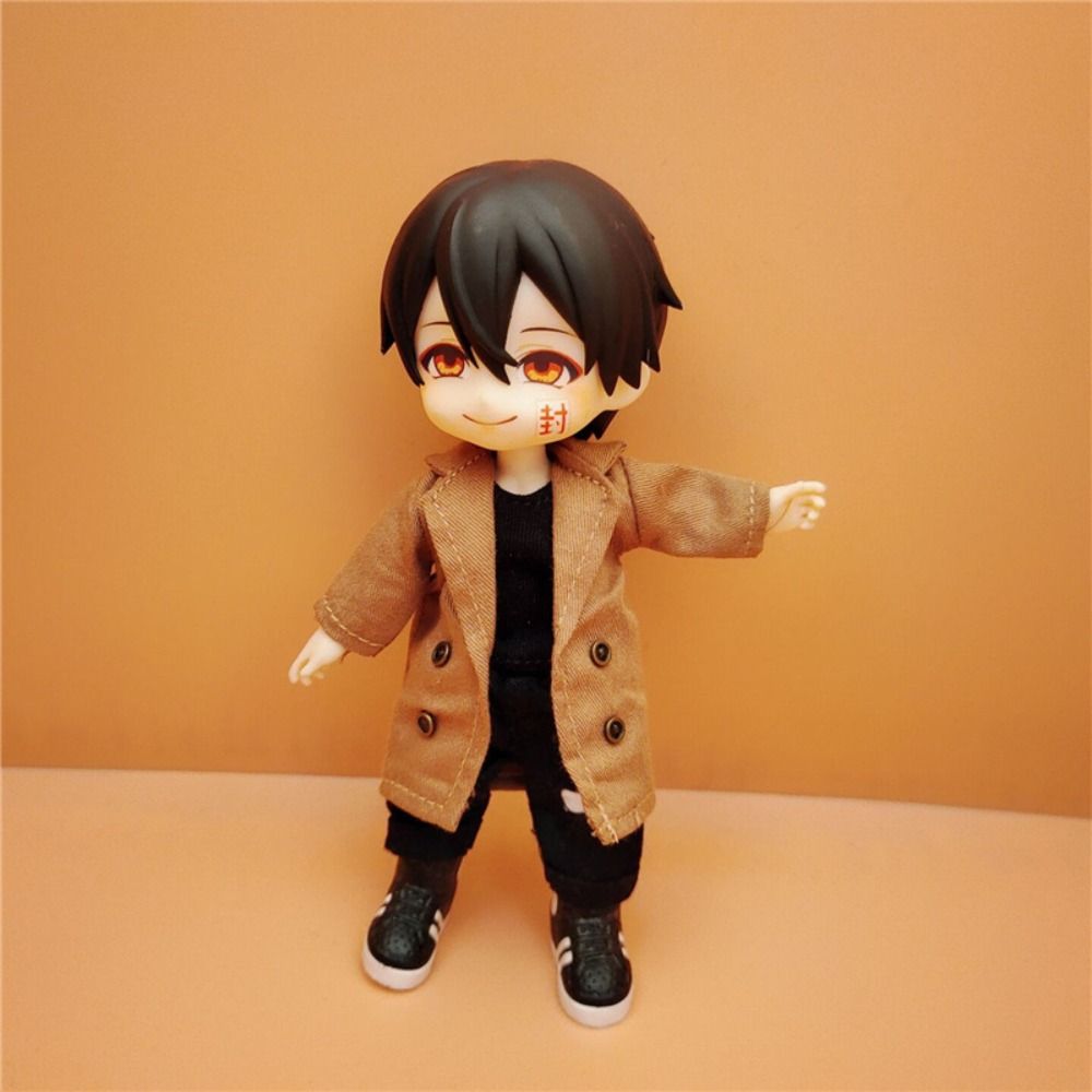 Long Coat OB11 Windbreaker Coat Warm Clothing Doll Clothes DIY Toy Doll Coat Jackets  Kids Gift