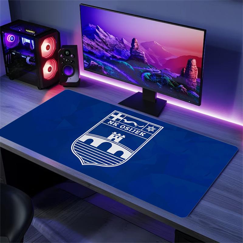 NK Osijek Print  Cushion Non-slip Laptop Tablet Big Mousepad XXL Mat Mini PC Playmat With Lock edge