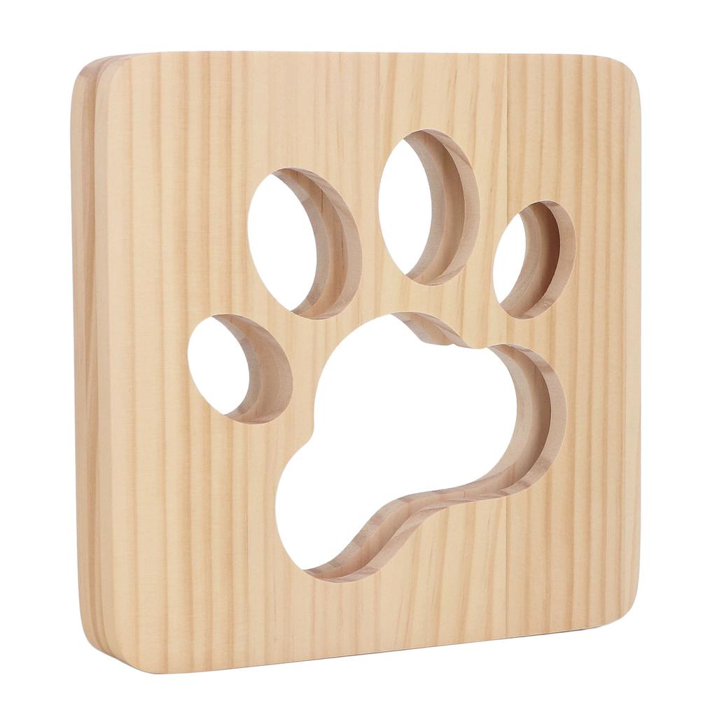 Ночной светильник для кошек с мягким светом и защитой глаз, портативная 3D деревянная лампа с USB-интерфейсом 