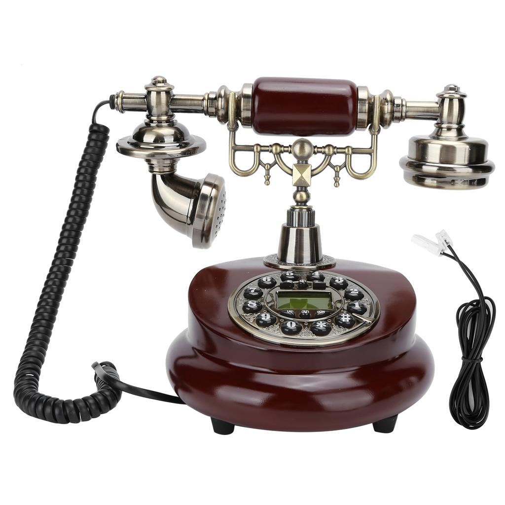 CTN8026 Винтажный настольный телефон Многофункциональный стационарный телефон ABS с функцией повторного набора номера Flash