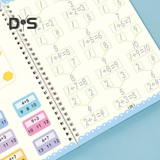 Книга для практики письма от руки для детей Волшебная тетрадь с бороздками для письма Многоразовая рабочая тетрадь для практики письма Детский сад Дошкольные принадлежности для детей