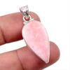 Подвеска из натурального розового опала, сделанная вручную из стерлингового серебра 925 пробы, 1,5 дюйма I7L91