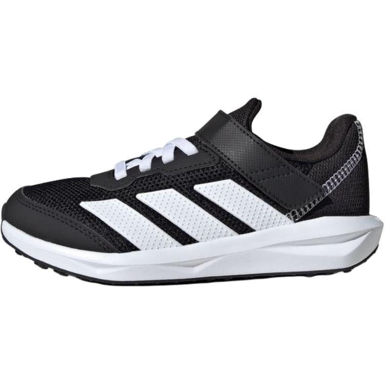 Adidas Faito Mesh Fabric EL Versatile Comfortable Durable Low-Top Casual Shoes Kids Sneakers Black White JQ9517