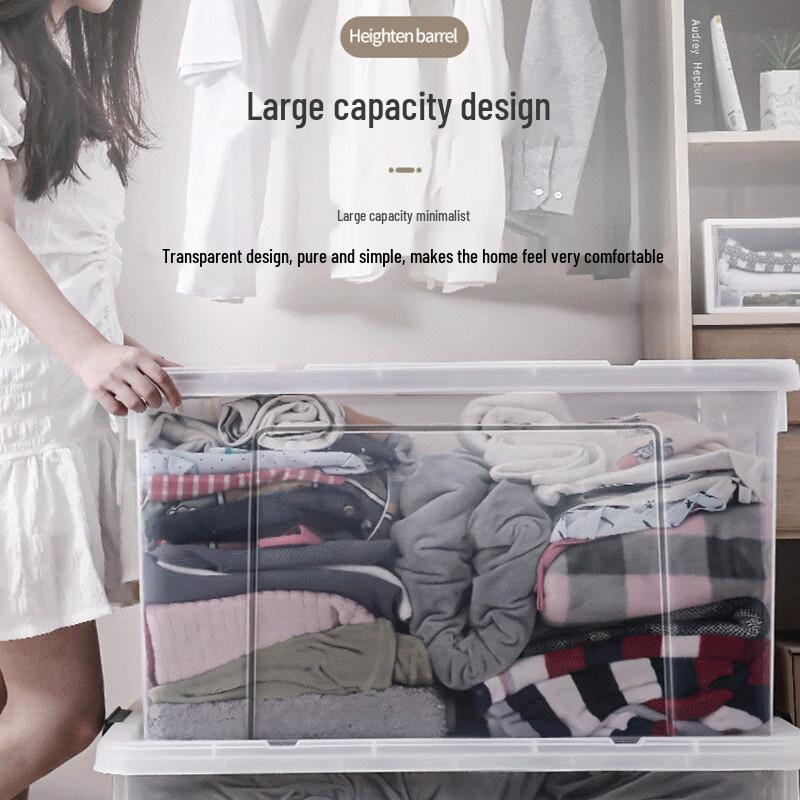 Jinzhiqing Transparent Large Capacity Storage Box