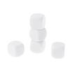10Pcs Kids Educational Toy Board Game Dices Set White Dices Mathematical Tool 6 Sided Dices Acrylic Round Corner Dices
