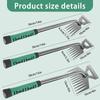5/6/11 Tines Gardening Hand Weeder Tool Multifunctional Hand Weed Remover Uprooting Weeding Tool for Yard Lawn Garden