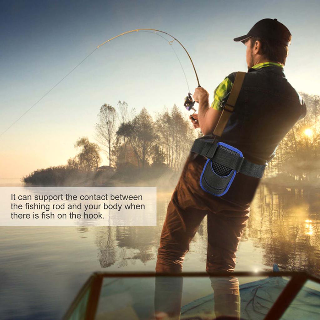 Lightweight Waist Fishing Rod Holder Oxford Fabric Belt Strap Angling Tools AccessoriesWaist Belt