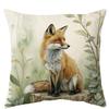 Декоративные наволочки с принтами дикой природы: Дизайн Лиса, Медведь, Олень и Кролик Чехол на подушку для дивана украшение для дома и комнаты