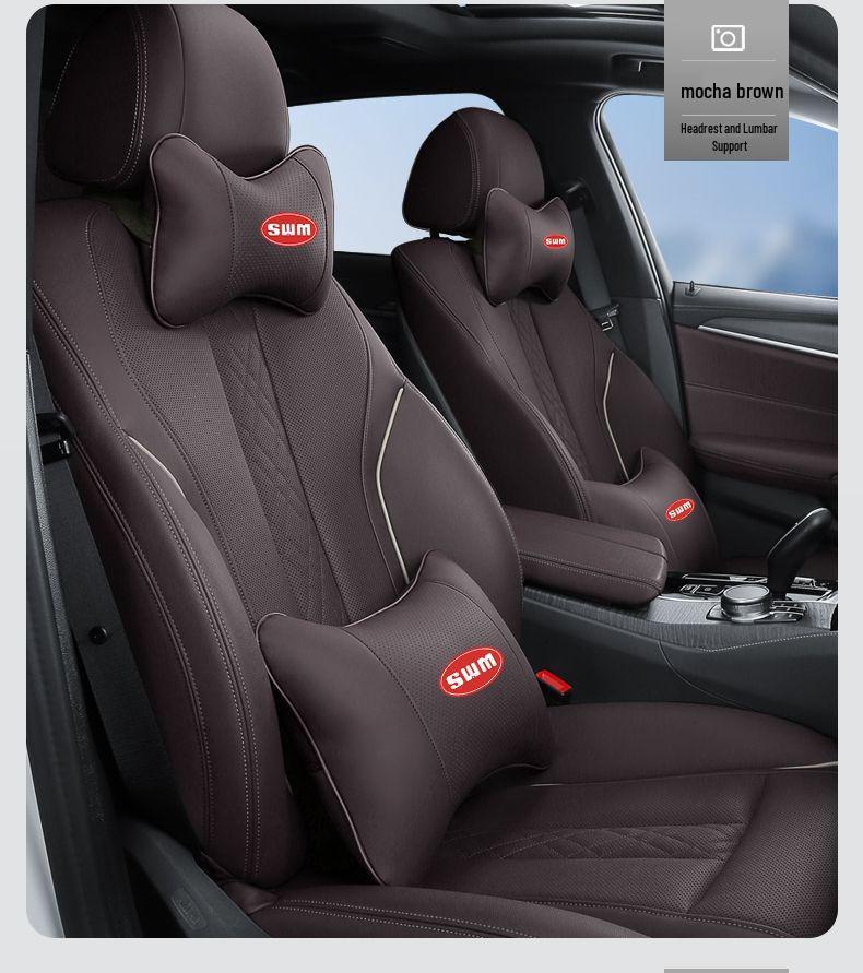 SWM Car Seat Headrest & Lumbar Support for SWM Models G05/X7/X3X2 - Iron Man Neck Guard