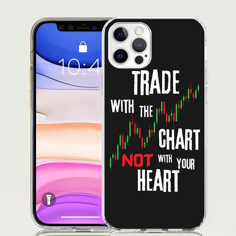 Trade Investment Forex Stock Market Phone Case For iPhone 17 Air 16 15 Plus 11 14 Pro Max 13 Mini 12 7 8 + SE Pattern Art Custom