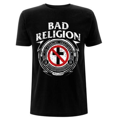 Bad Religion Insignia Панк-рок Лицензионная футболка Мужская