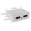 DC5V Power Supply USB C Power and Signal Splitter Aluminum Case Heat Dissipation for Raspberry Devices Support Audios