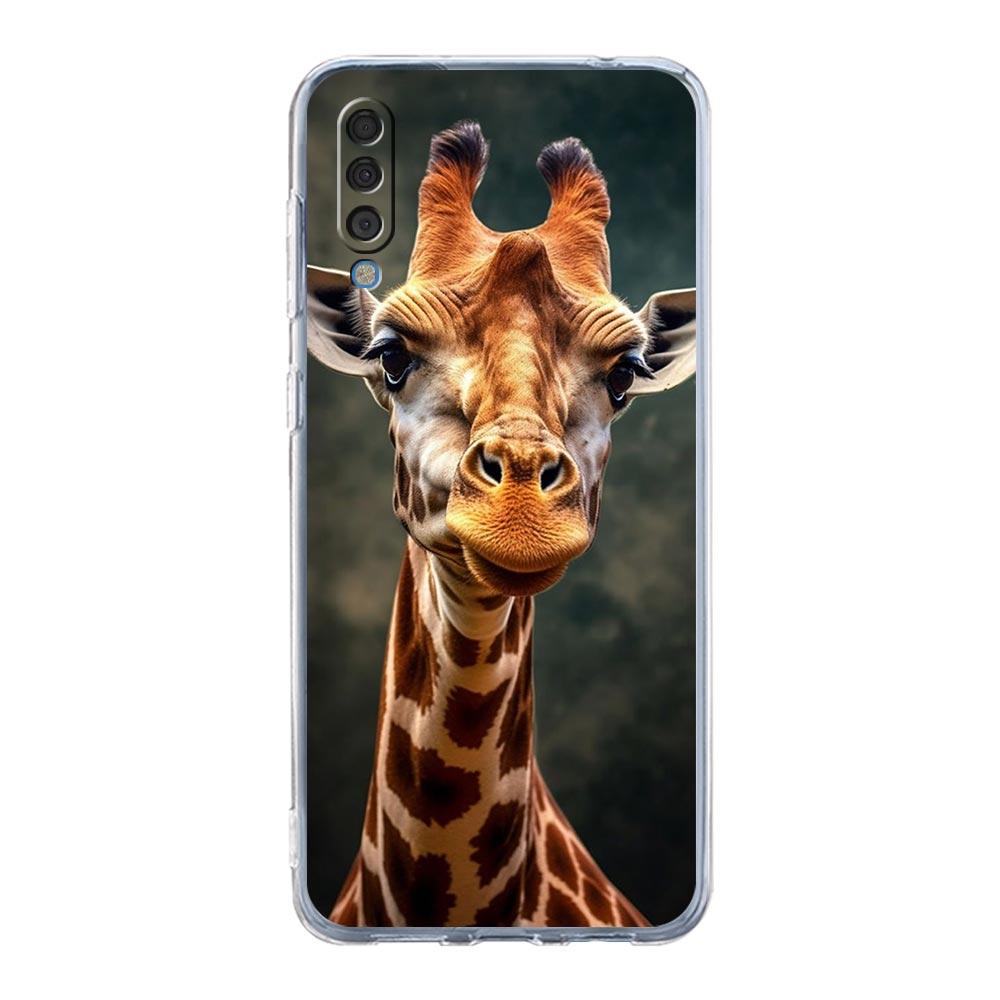 Phone Case For Samsung A16 A14 A12 A22 A32 5G A34 A42 A52 A54 A50 A70 A72 A40 A20E A10S A20S A04S A06 Cover giraffe illustration