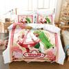 CARDCAPTOR SAKURA Bedding Set Single Twin Full Queen King Size Bed Set Aldult Kid Bedroom Duvetcover Sets CXG bed sheet set  YEK