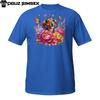 Dachshund T-Shirt – Cute Wiener Dog with Colorful Flowers and Butterflies