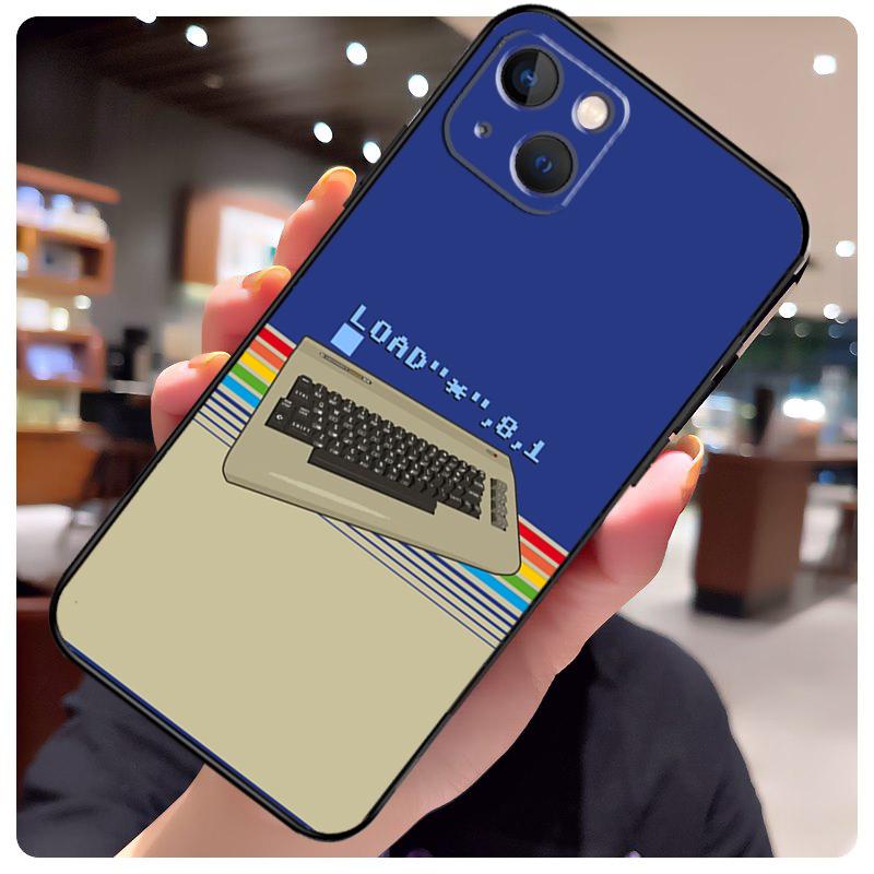 Чехол для iPhone 16 14 15 Pro Max 12 13 Mini 11 15 Pro Max Plus X XS Max XR с загрузочным экраном C64