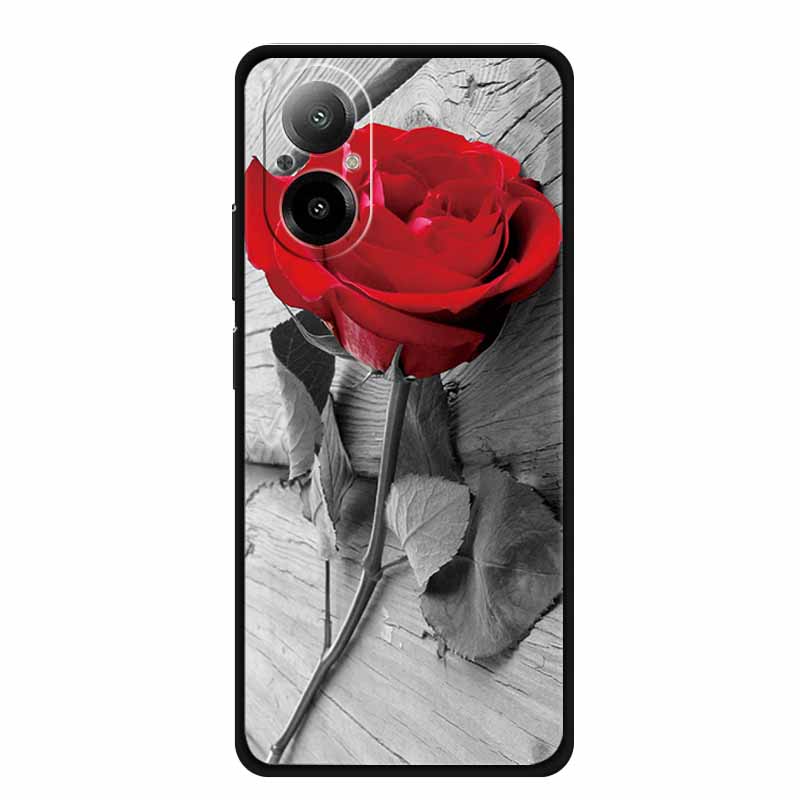 Для Realme C67 4G Чехол Роскошный Мягкий Силикон ТПУ Чехлы для Телефона Задняя Крышка Для RealmeC67 C 67 4G RMX3890 Ударопрочный Любовь Милый funda