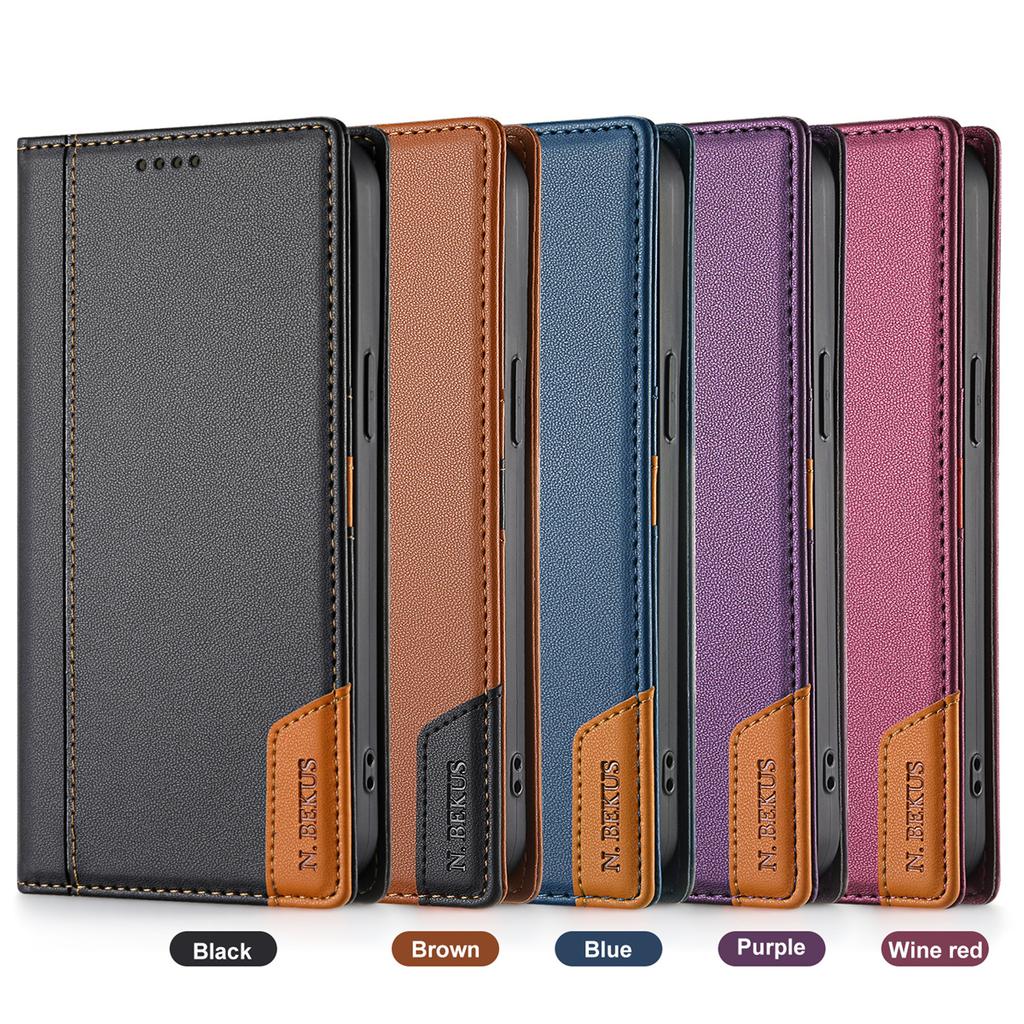 For iPhone 7/8/SE/X/XS/XR/11/12/13/14/15/16/17 All series.Wallet Phone Case Multifunctional Stand RFID Protection Fashion Faux Leather