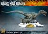 Jurassic The New Velociraptor Blue Beta Scale Неокрашенная пластиковая модель X-Plus World Ruler и 1/8