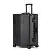 24-Inch Trendy Aluminum Frame Suitcase with Universal Wheels & Password Lock for Students