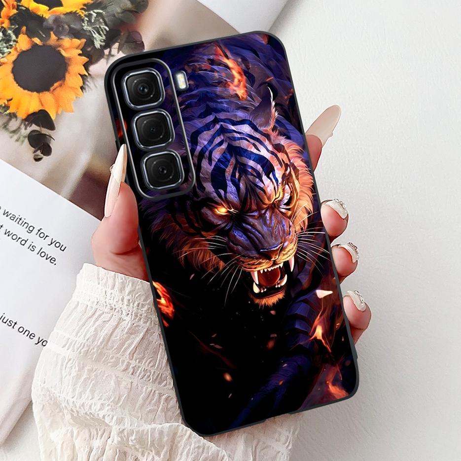 Чехол для Infinix Hot 50 Pro Plus X6880 Милый чехол-рыбка Кои Мягкий ТПУ Чехол для телефона Для Infinix Hot 50 Hot50 Pro 4G X6881 X6882 Сумки