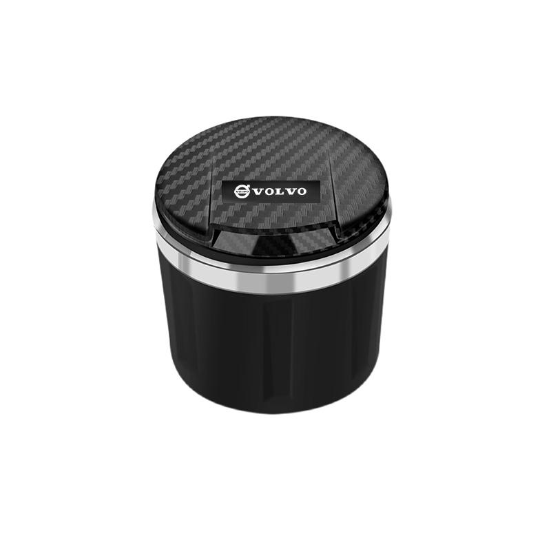 4 Colors Car Ashtray LED Interior Ceramic Ashtrays For Volvo Xc60 Xc90 V40 V60 S60 V50 V90 S80 C40 XC40 V70 XC70 C30 EX90 Rdesig