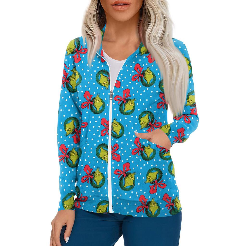 Женский однобортный защитный комбинезон с длинным рукавом и карманом, рабочий воротник-стойка, кардиган, куртка, топ